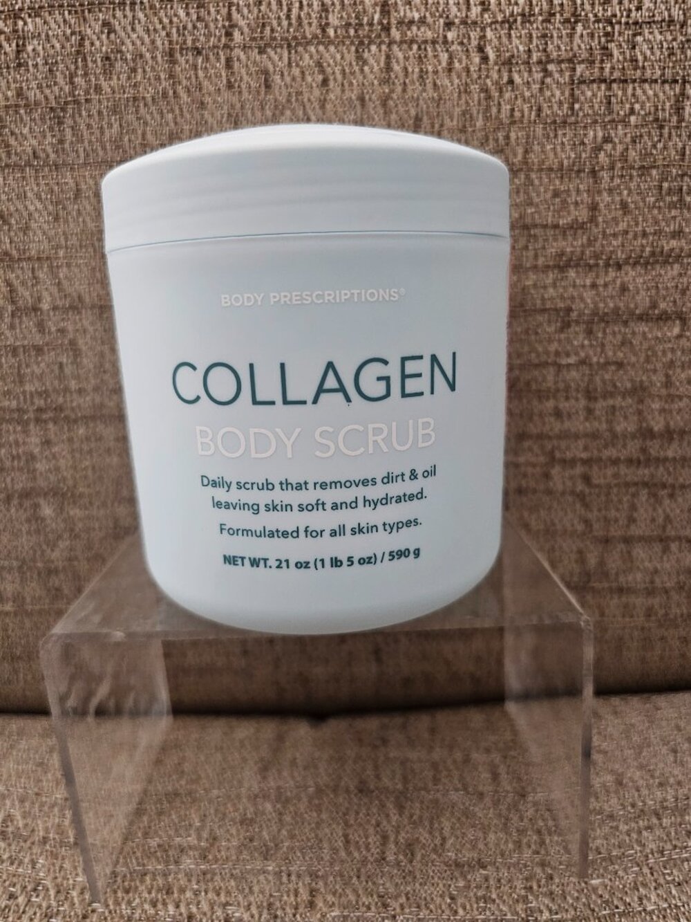 Body Prescriptions Collagen Body Scrub 21 oz Hydrating Exfoliating Skin Care